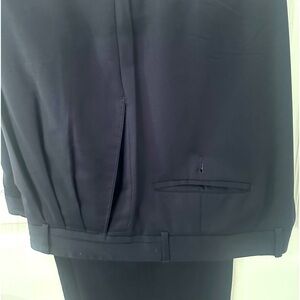Hart, Schaffner and Marx black dress pants with cuffs. Size 40.